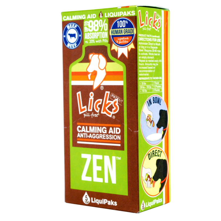ZEN Natural Calming Aid for Pets — LICKS Pill-Free Solutions